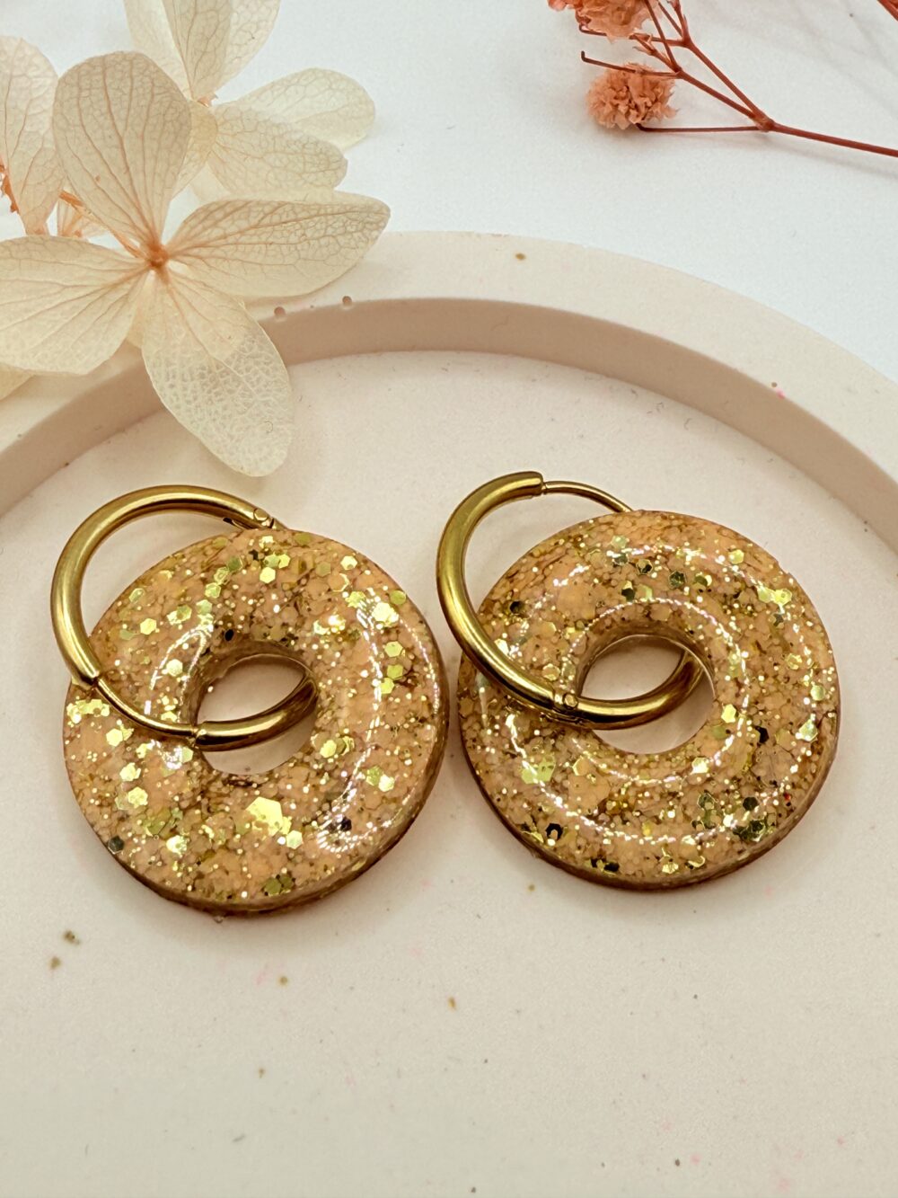 Les Johanna À Paillettes – Beige Étoilé