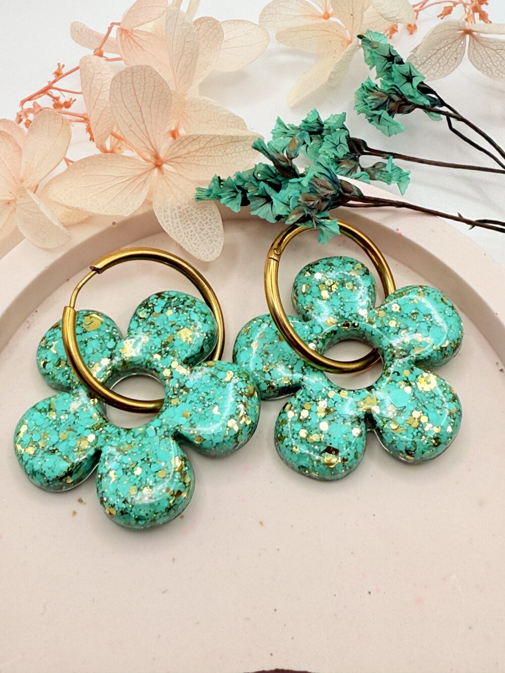 Les Joëlle À Paillettes – Turquoise Étoilé