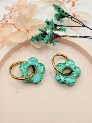 Les Josette À Paillettes – Turquoise étoilé